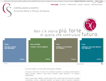 Tablet Screenshot of cortellazzo-soatto.it